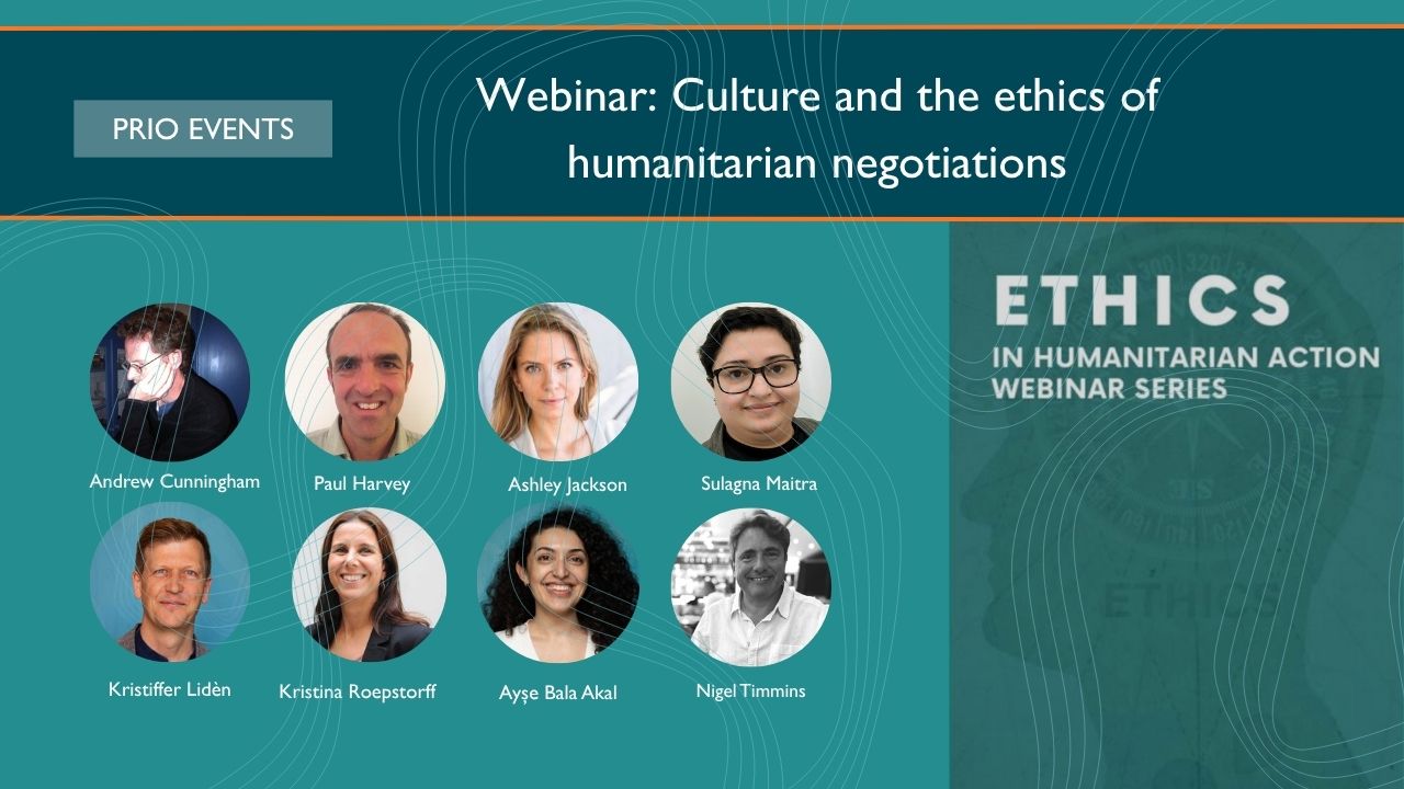 Culture and the ethics in humanitarian action. Photo: PRIO