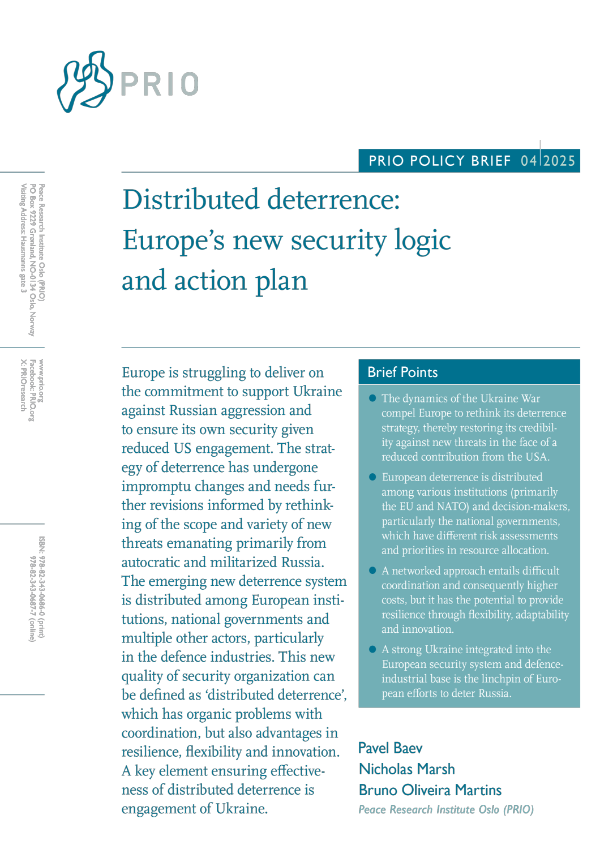 Distributed deterrence