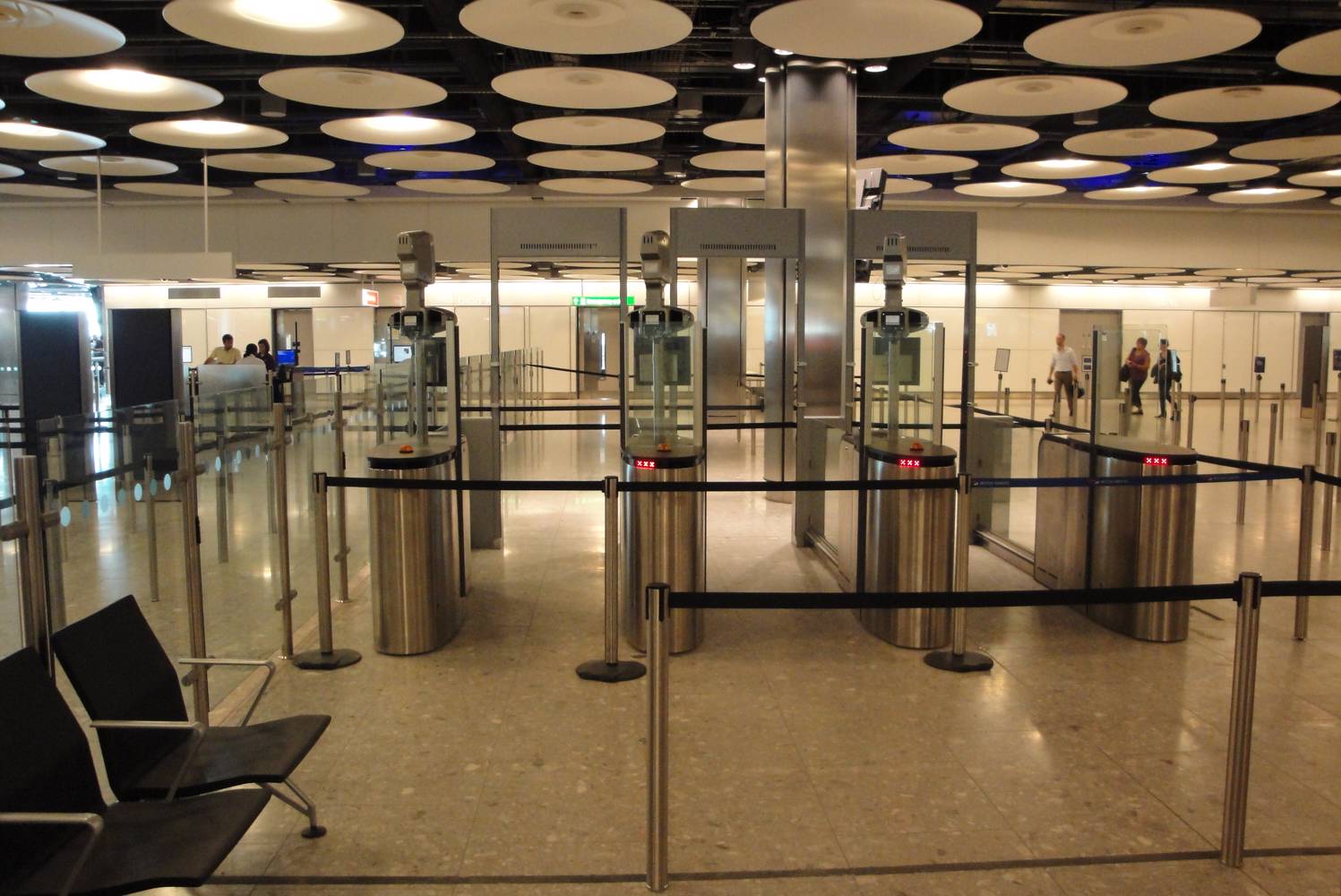 ePassport gates in Heathrow Airport. Photo: Home Office / CC BY 2.0