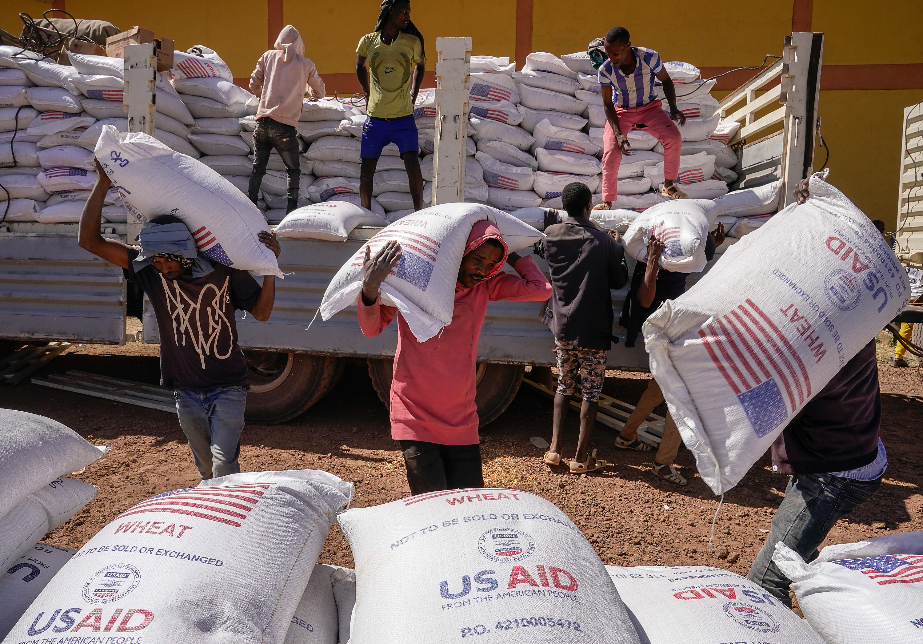 Before the inauguration, there were strangely few signals about the U.S.'s foreign aid policies and priorities. J. Countess/Getty Images