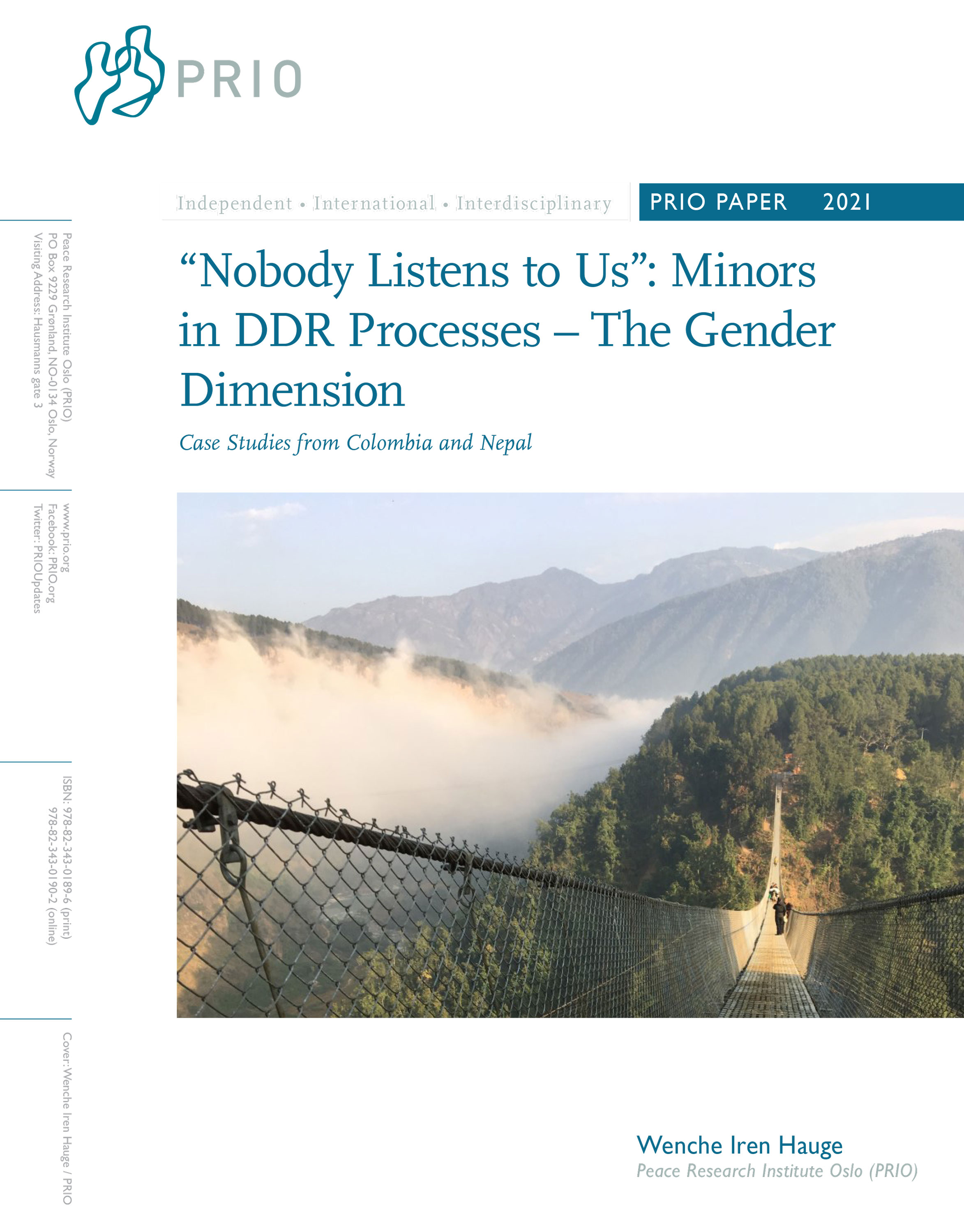 Front cover of publication