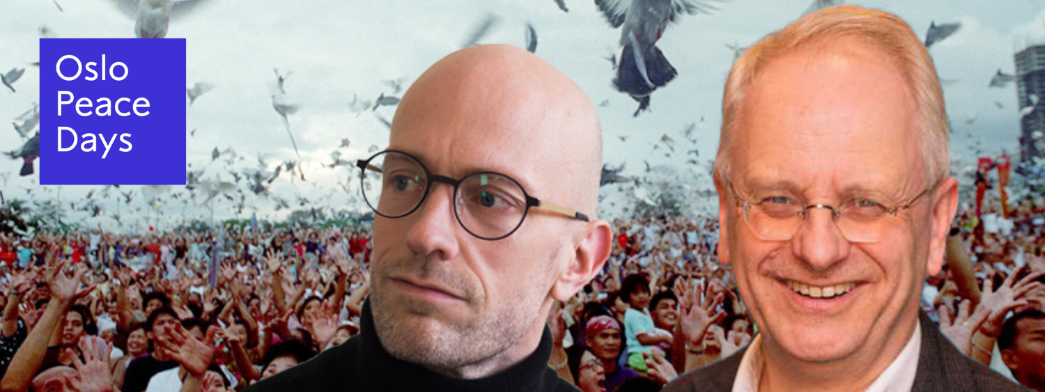 Henrik Skaug Sætra & Henrik Syse. Photo: Oslo Peace Days