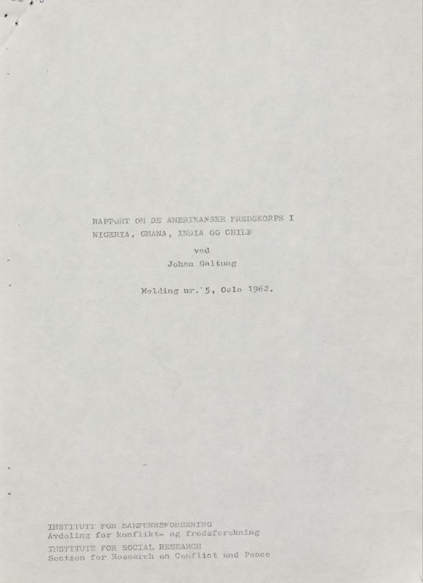 Front cover of publication