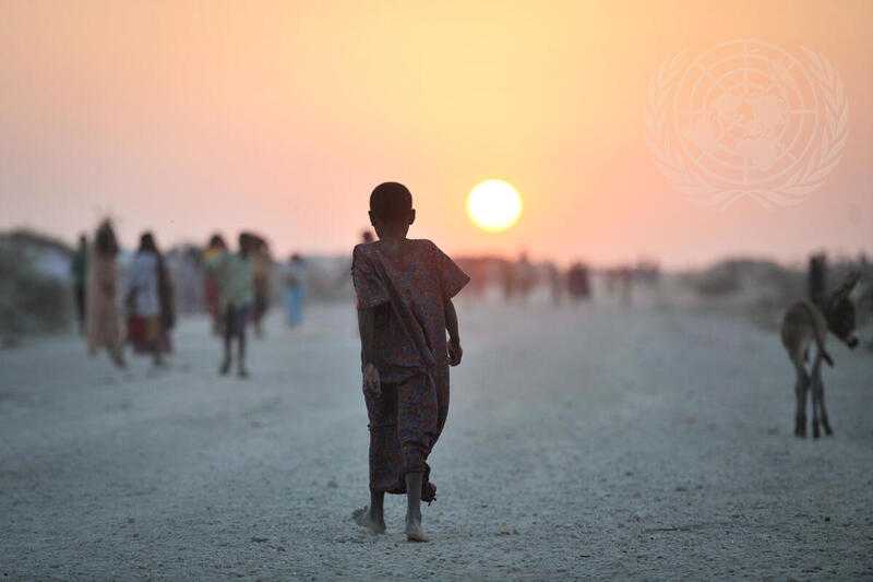 Jowhar IDP camp in Somalia. Photo: UN photo