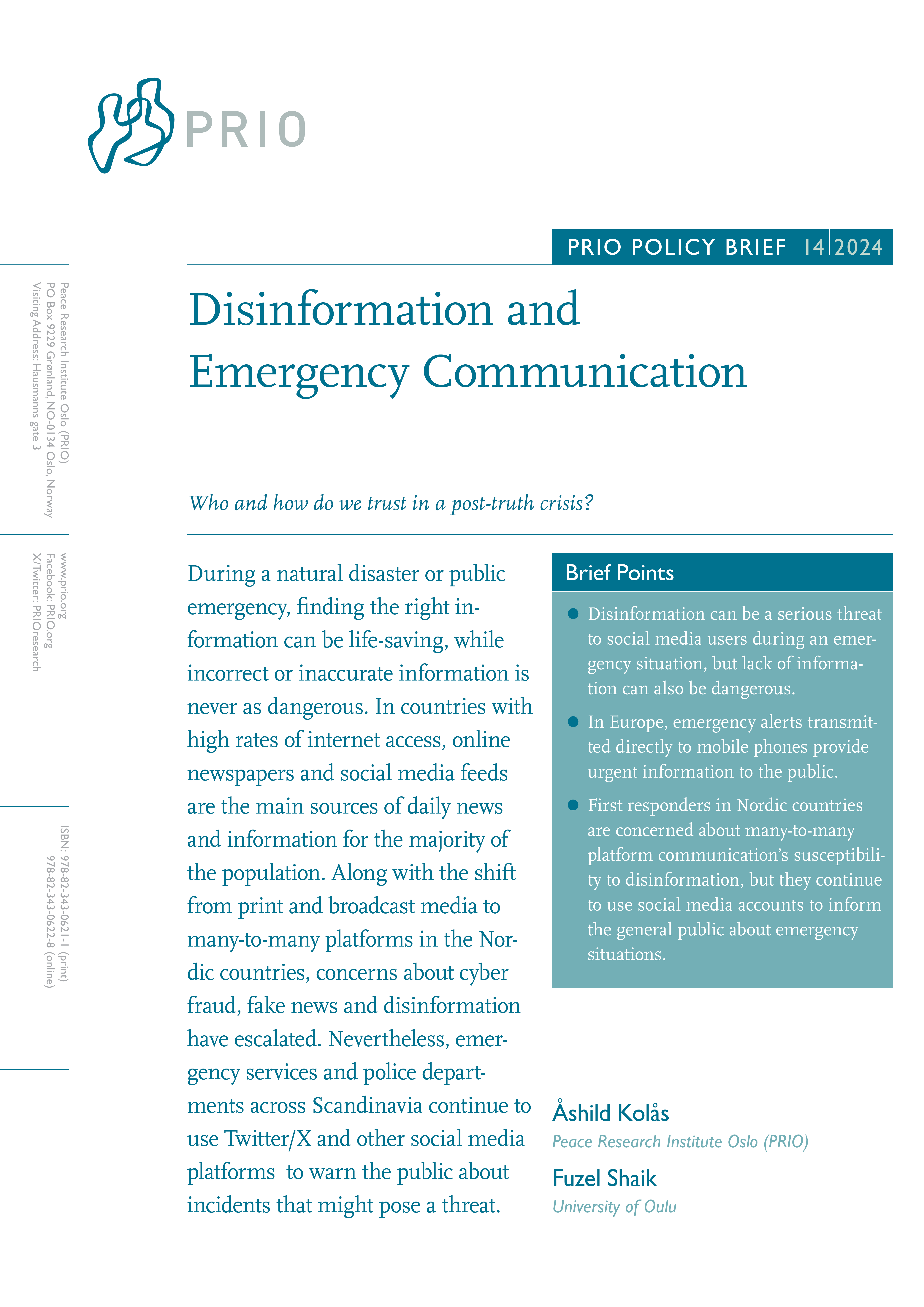 PRIO Policy Brief 14-2024