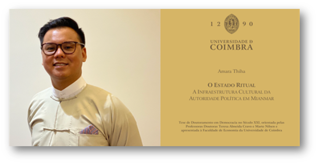 Amara Thiha's doctoral thesis 'The Ritual State'. Photo: Stimson Center & Coimbra University