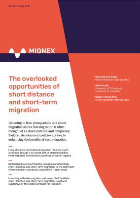 The overlooked opportunities of short distance and short-term migration