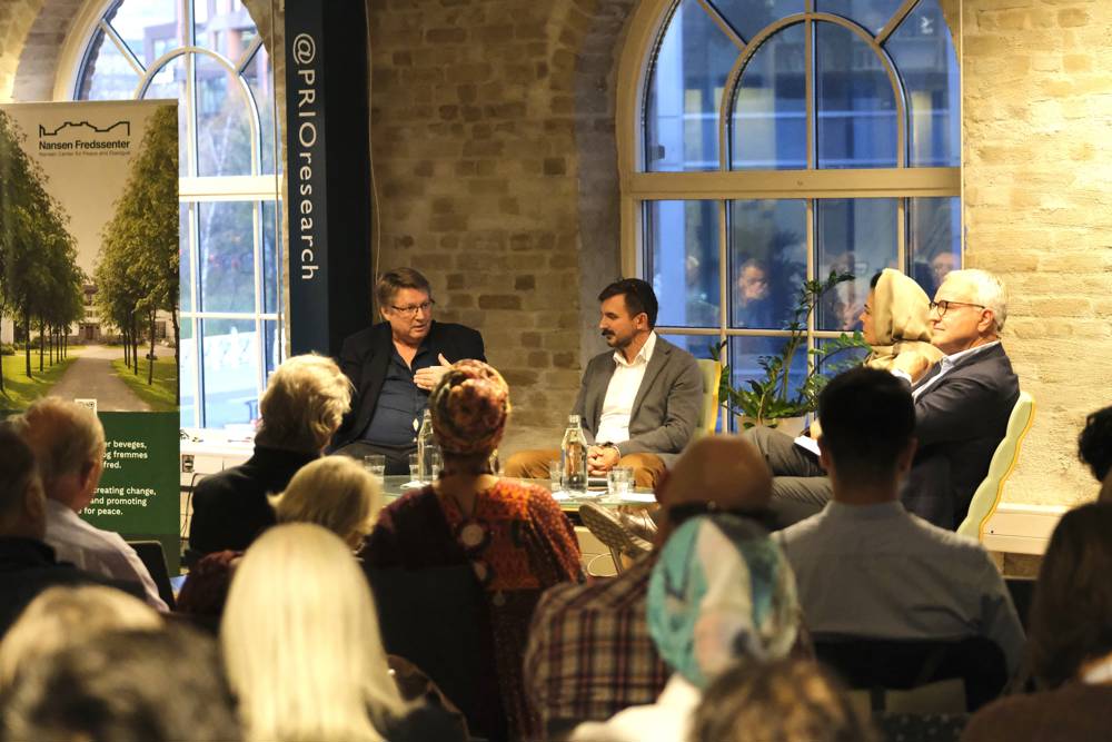 From the left: Arne Strand, Graeme Smith, Fatima Smith and Kristian Berg Harpviken