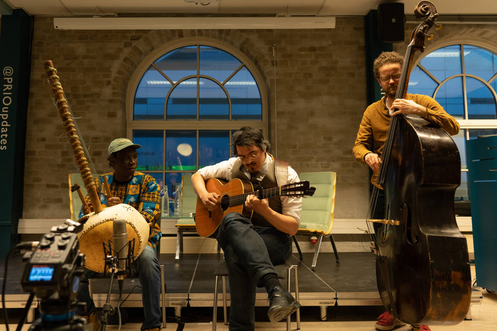 Sankung Jobarteh, Mathias Hatleskog Tjønn and Adrian Fiskum Myhr.