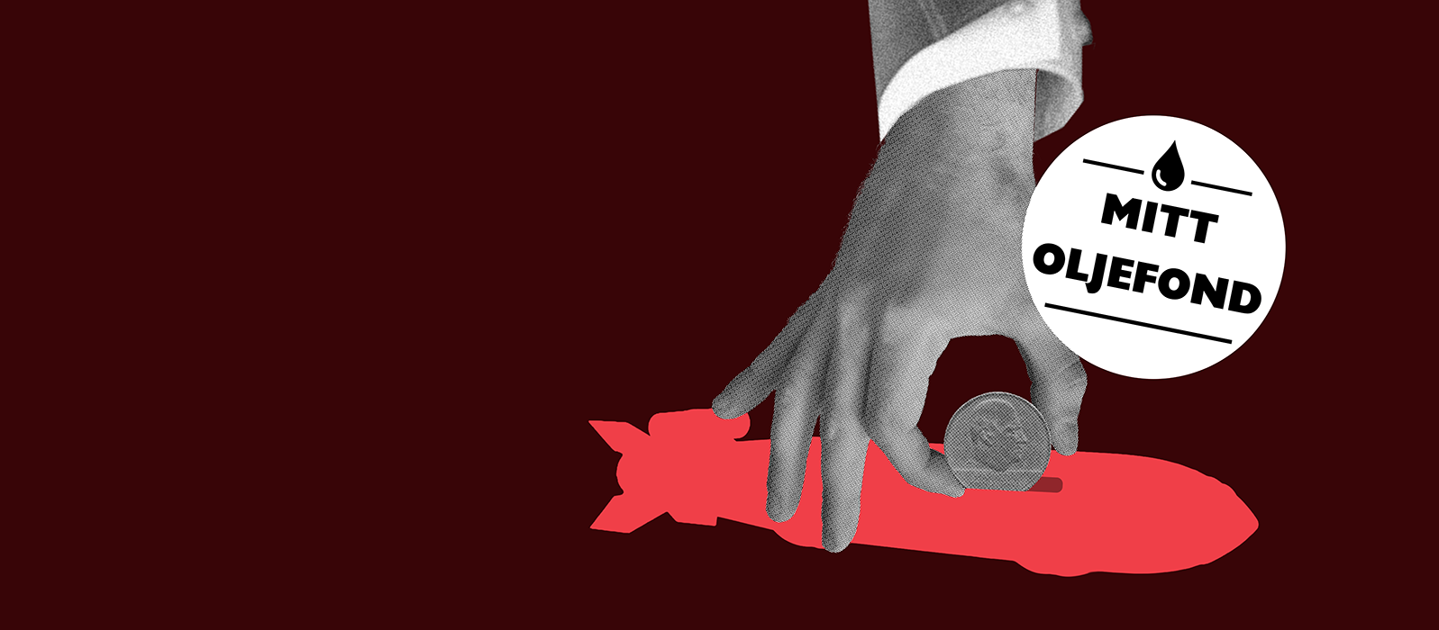 Illustration from Mitt oljefond campaign. Photo: Norwegian Peoples Aid