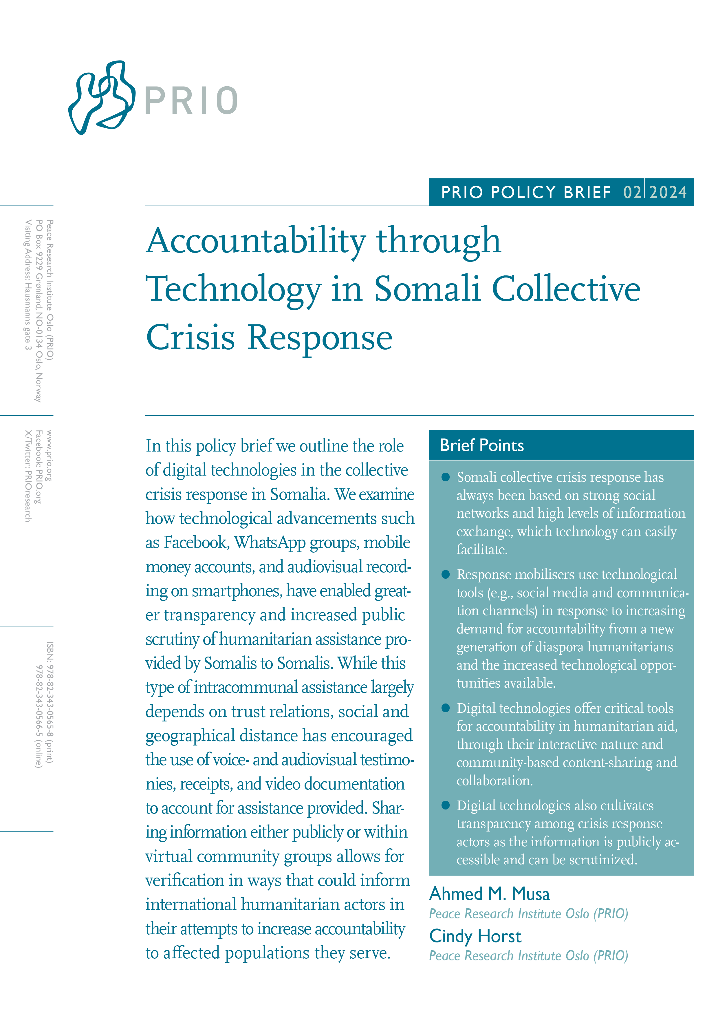 PRIO Policy Brief 2-2024