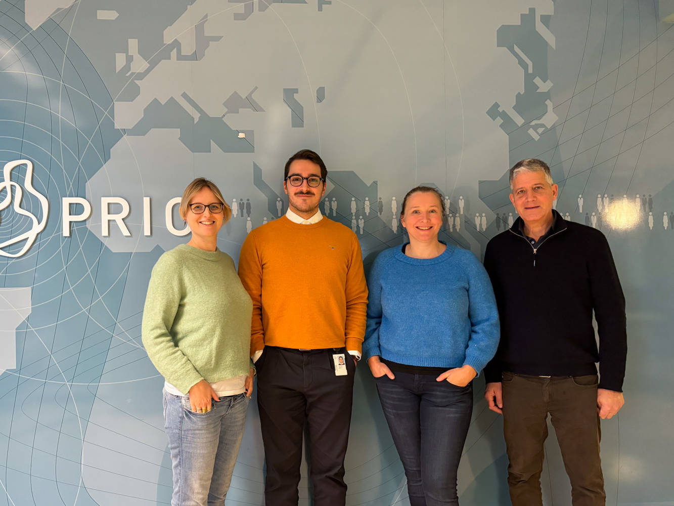 Ilaria Carrozza, Giacomo Bruni, Kaja Borchgrevink, 
Gregory M. Reichberg. Photo: PRIO