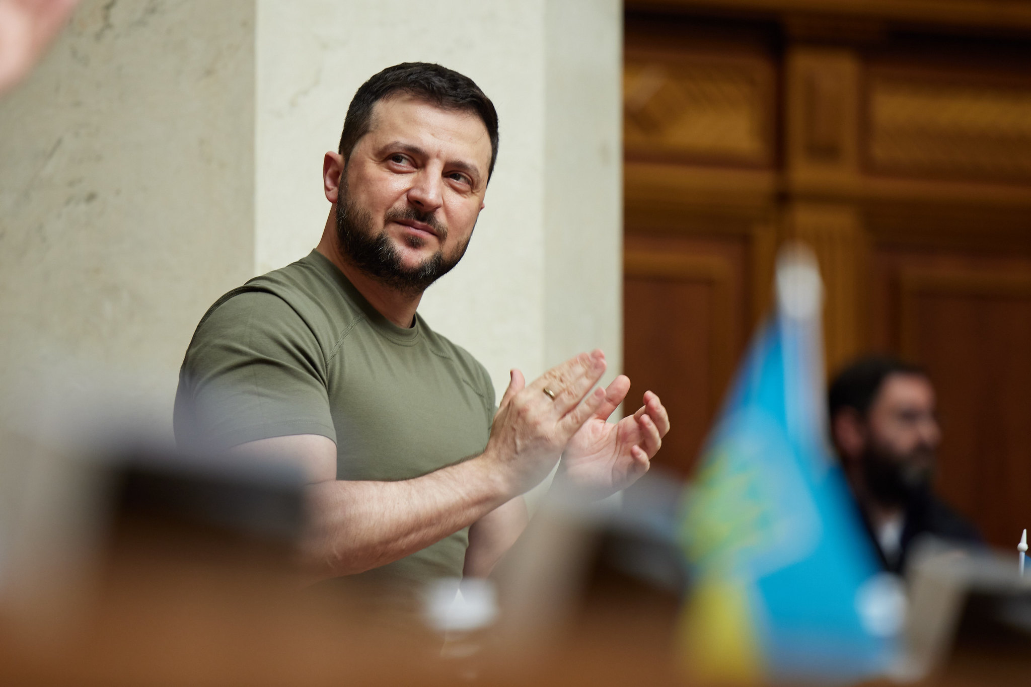 Volodymyr Zelenskyy in May 2022. President of Ukraina Office / Flickr