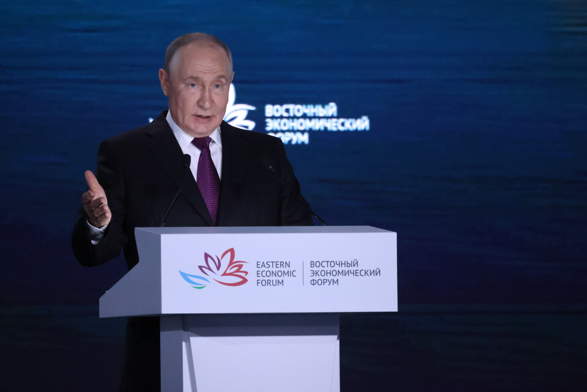 Vladimir Putin in Vladivostok in the Russian Far East to participate in the 11th Eastern Economic Forum in September 2026. Photo: Contributor/Getty Images