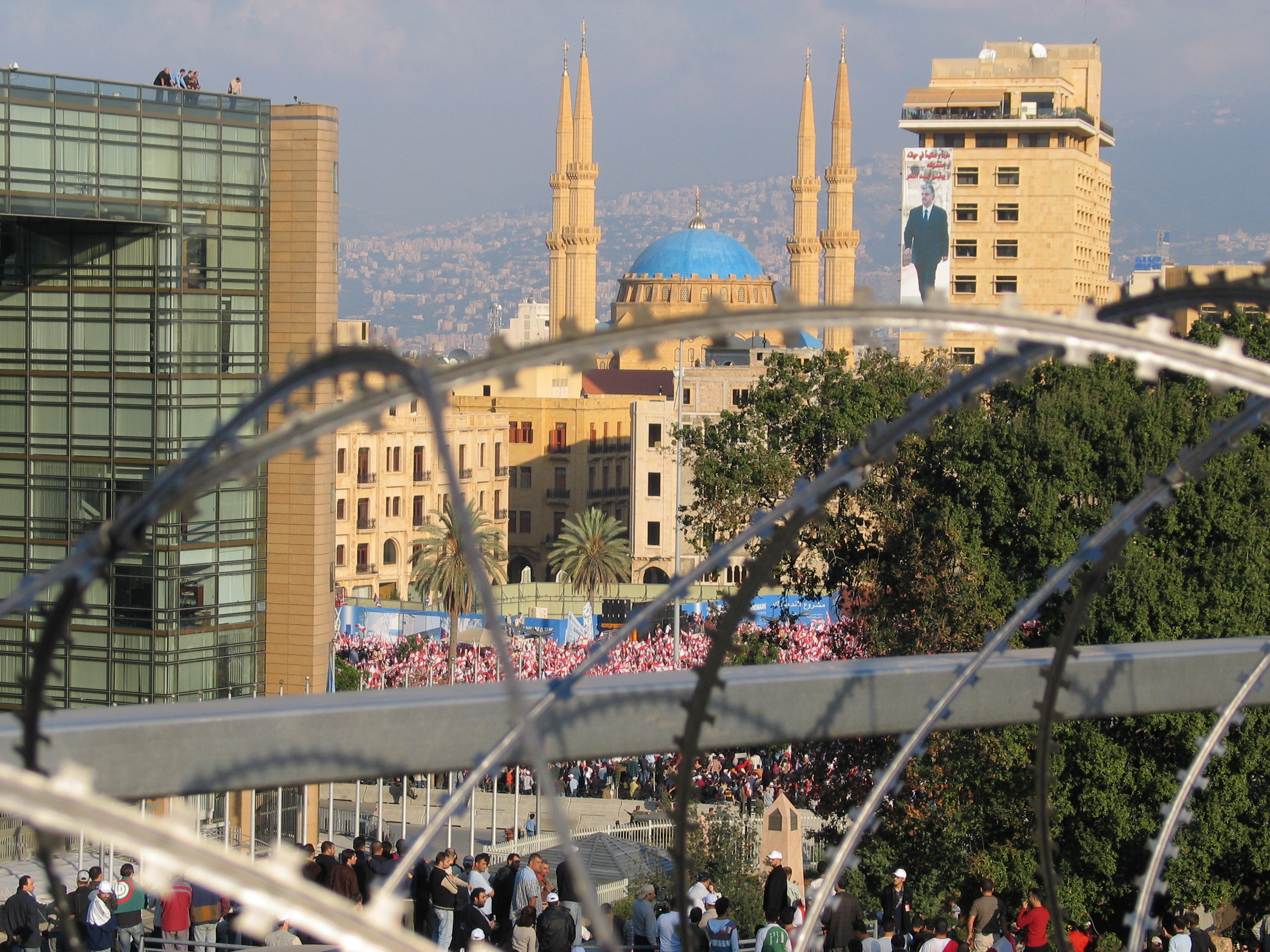 Demonstrations against the Lebanese government. Beirut, autumn 2006. Christian Gahre / PRIO