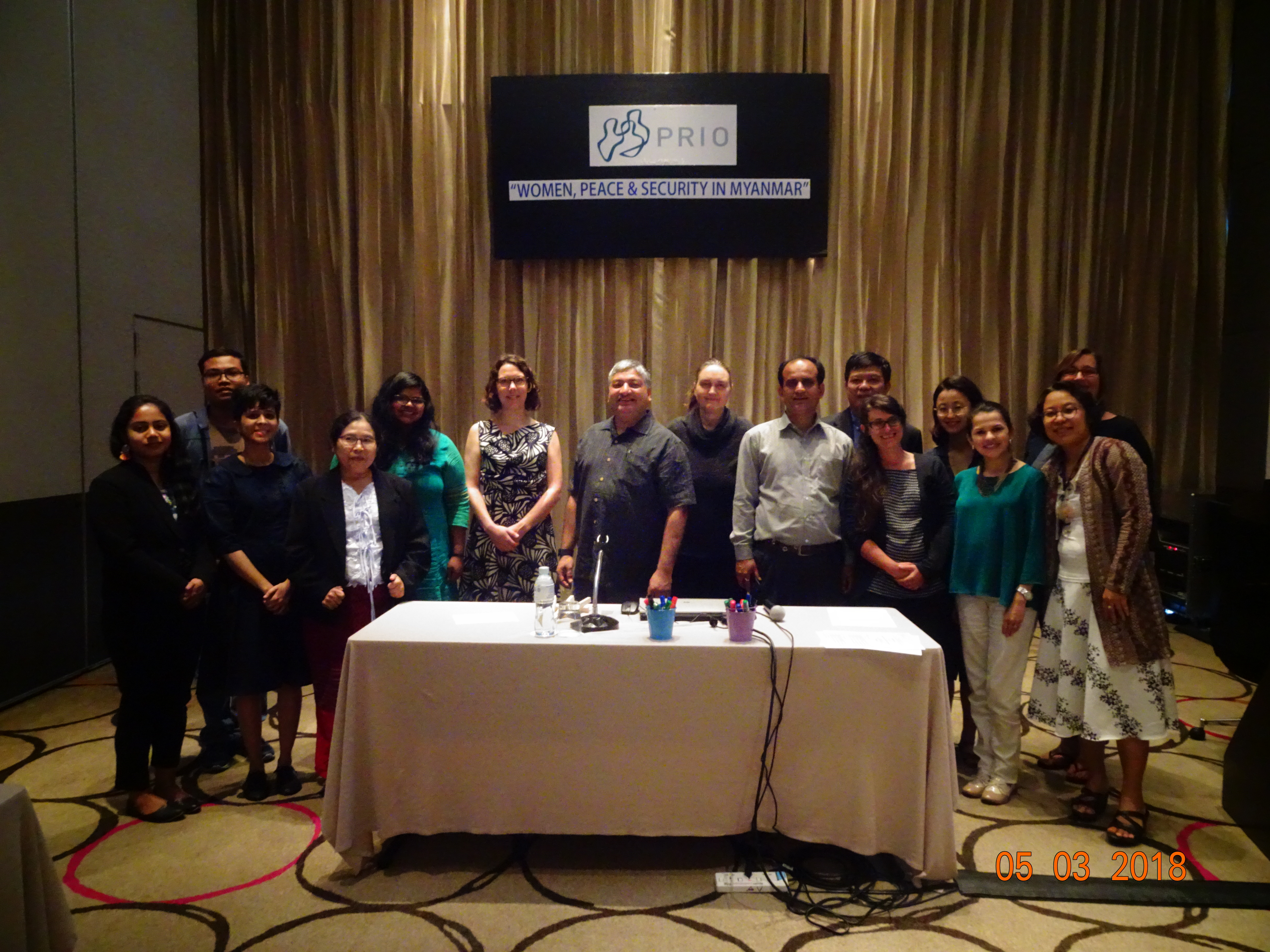 Participants at the conference on 'Women, Peace and Security in Myanmar'.