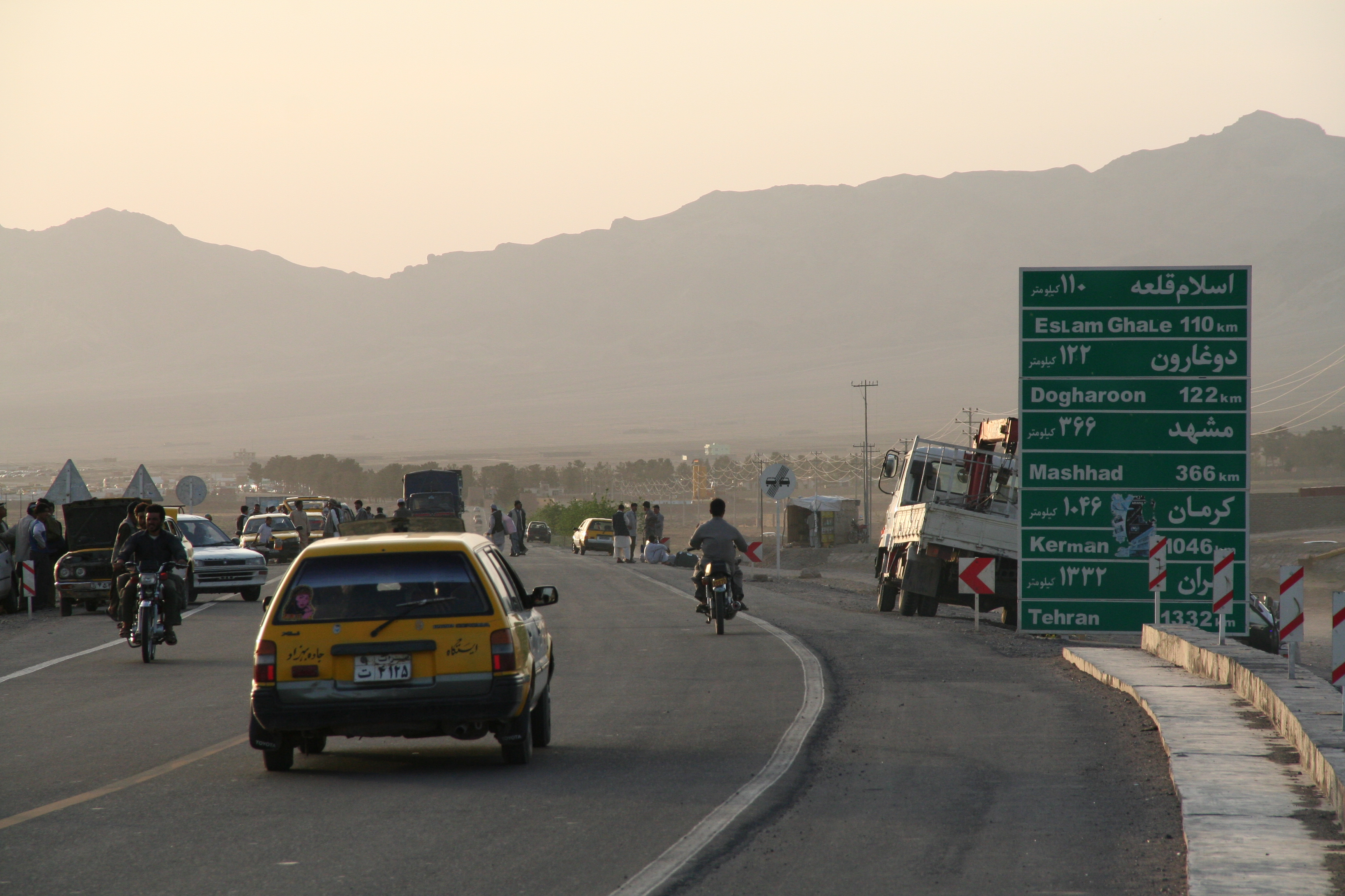 Taxi heading for the Iranian border, Herat 2008. Kristian Berg Harpviken