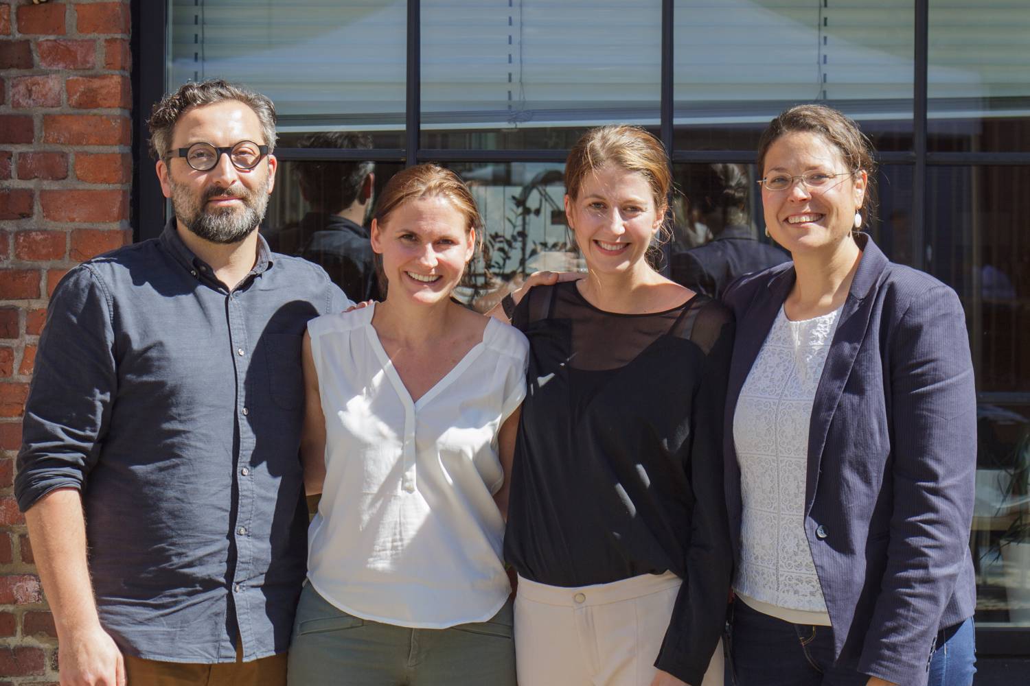 The JPR team: Managing Editor Bertrand Lescher-Nuland, Editor Gudrun Østby, Deputy Editor Marianne Dahl, and Desk Editor Kendra Dupuy. PRIO