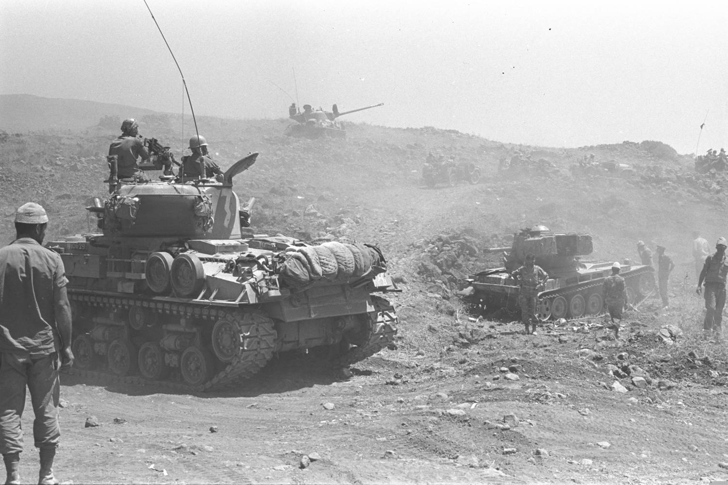 June 1967 - Six Day War. Photo: CC BY-SA 4.0. Governemnt Press Office, Israel