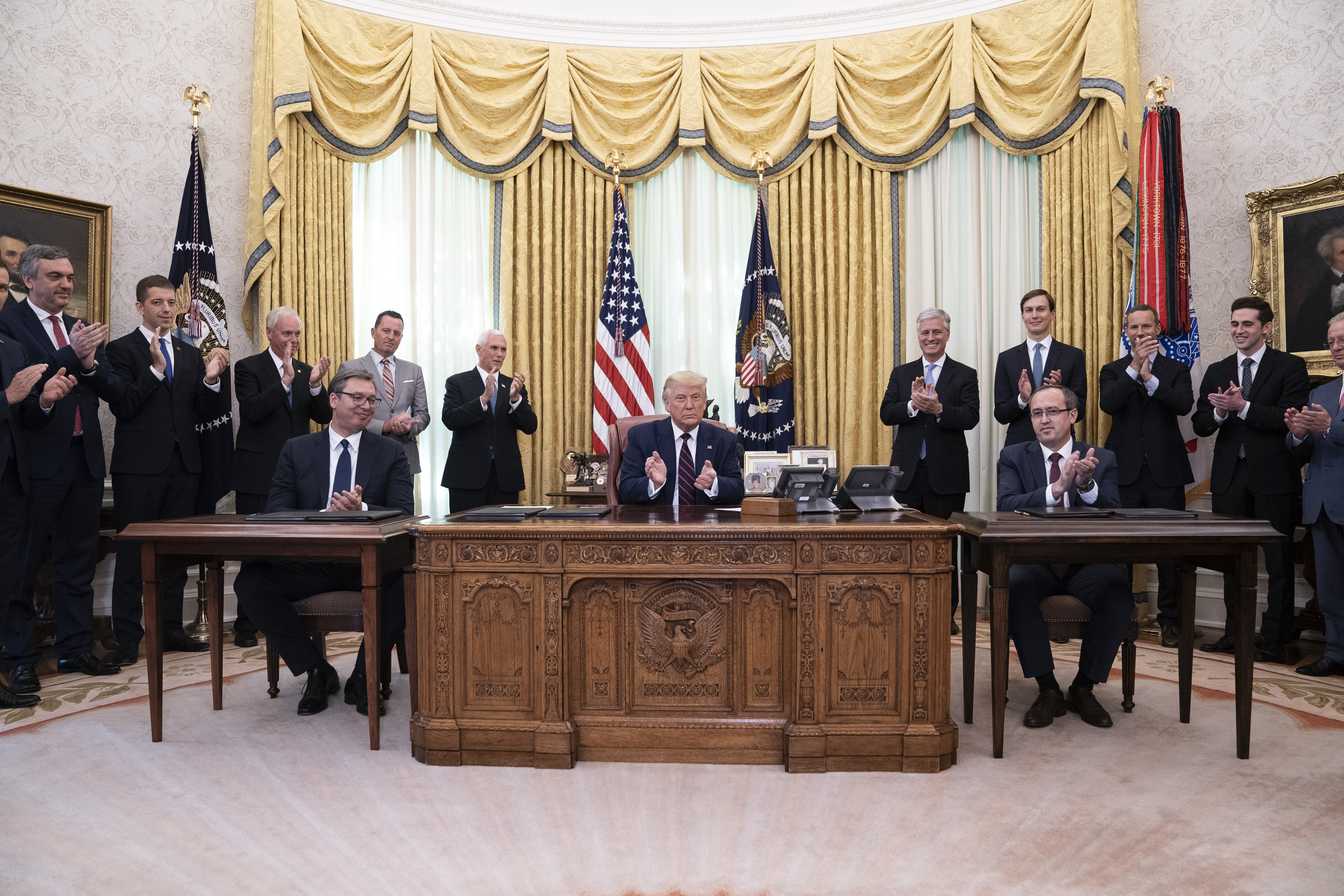 Signing ceremony at the White House September 2020. The White House CC BY
