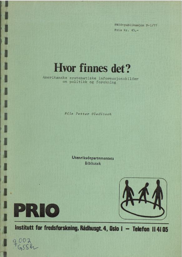 Front page of publication
