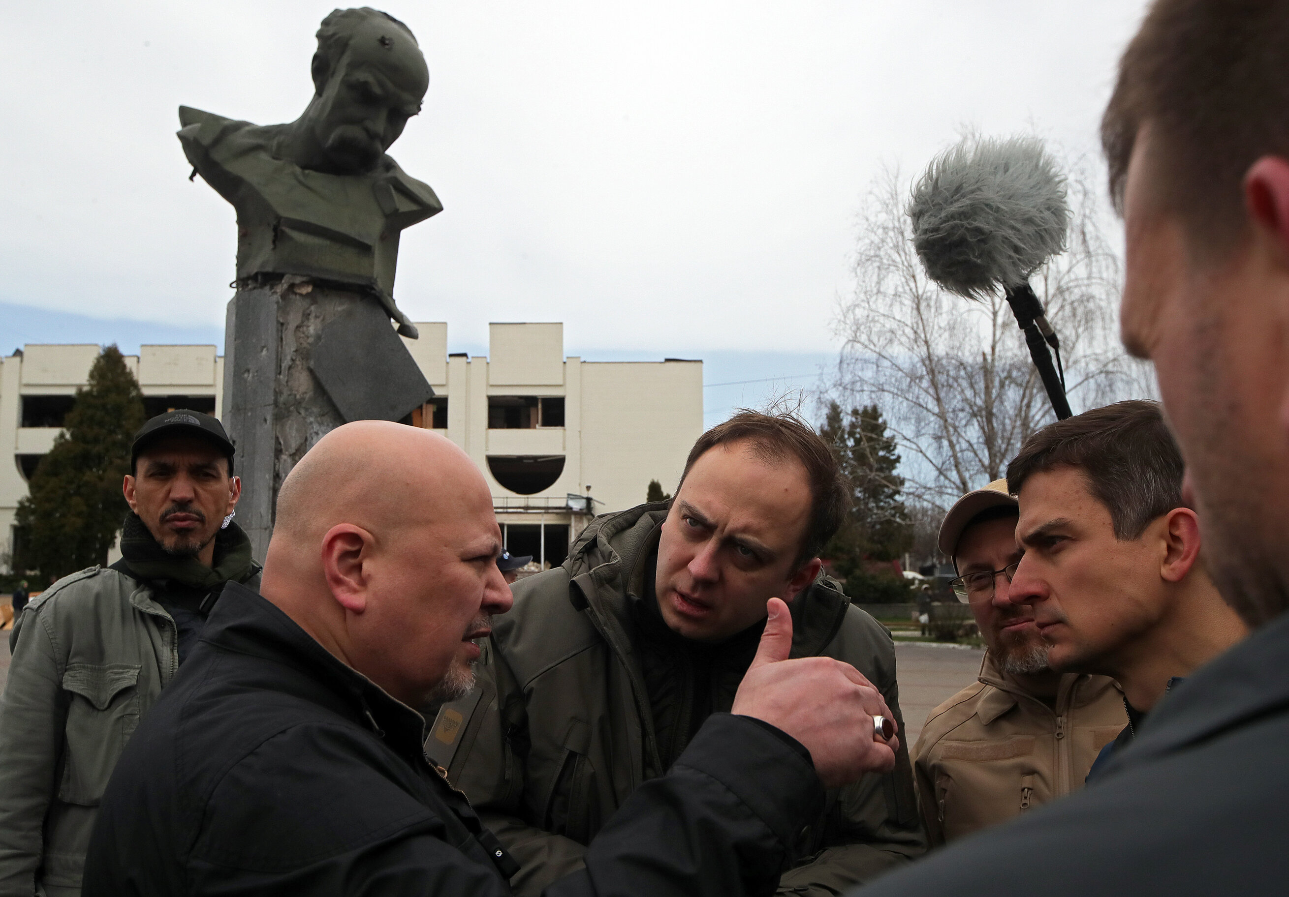 2022: The Prosecutor of the International Criminal Court (ICC) visiting Kyiv Region,  Ukraine. Photo: Pavlo_Bagmut/ Ukrinform/Future Publishing via Getty Images