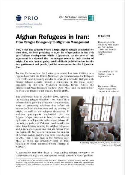 Front cover of publication