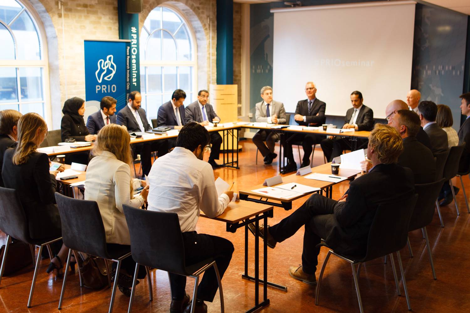 A closed roundtable discussion on the Middle East was hosted by PRIO.