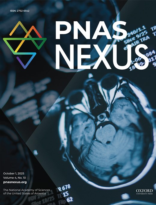 PNAS Nexus, Volume 4, Issue 10, October 2025, pgaf288,