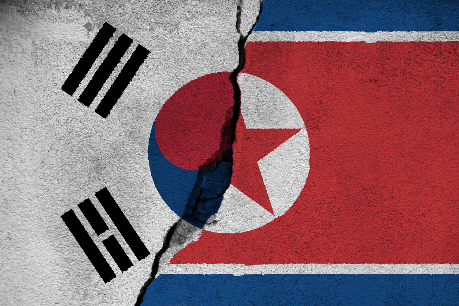 South Korea and North Korea. Photo: Alexander Sanchez via Getty Images