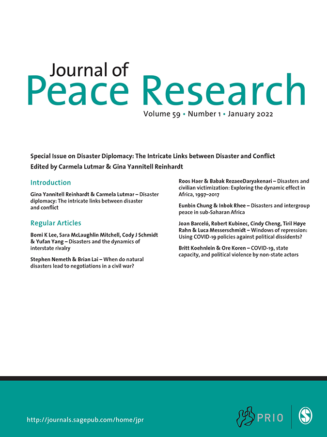 2022 Issue  Journal of Peace and War Studies by Norwich