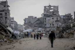 Destruction in Gaza City, December 2025. Photo: Getty Images