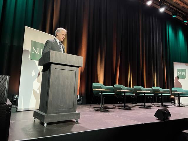 Norwegian Prime Minister Jonas Gahr Støre opens the Norwegian Foreign Policy Conference 2023.