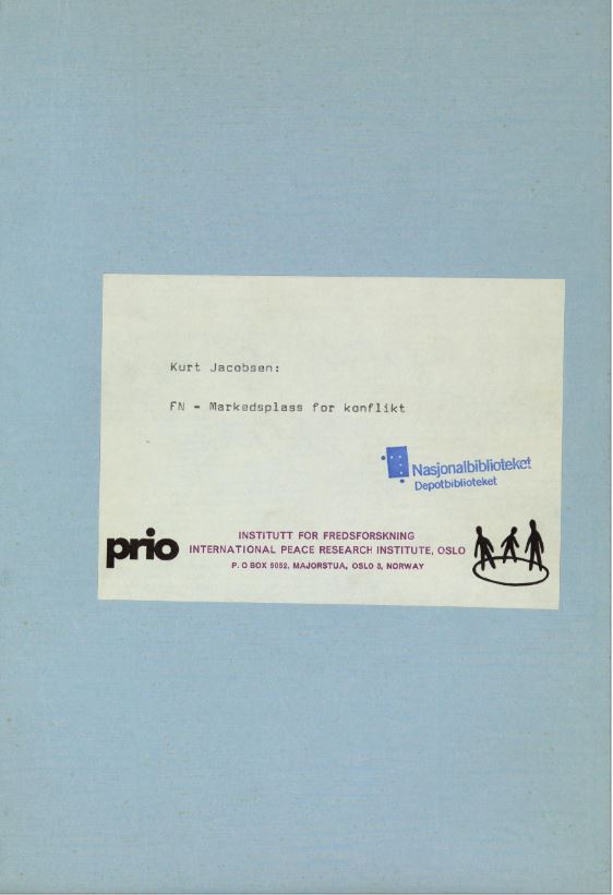 Front cover of publication