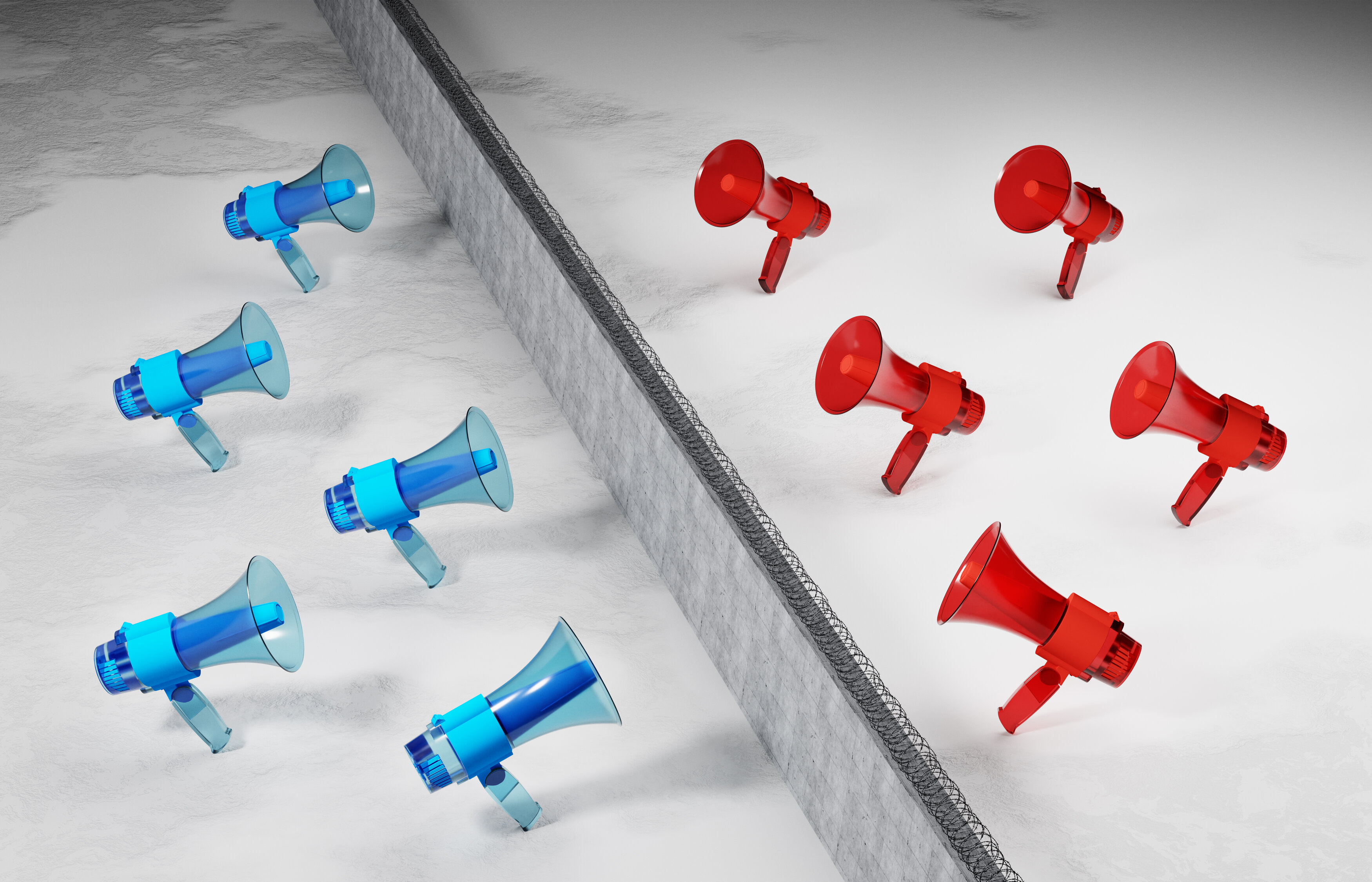 Blue and red pegs. Photo: Getty Images