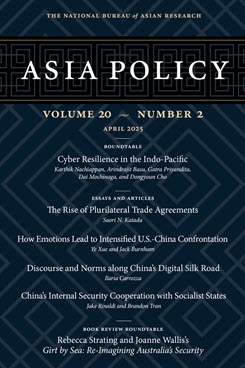Asia Policy. The National Bureau of Asian Research (NBR)