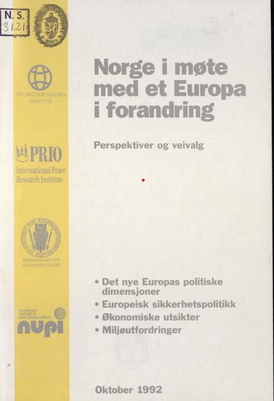 Report from FNI, PRIO, IFS, NUPI