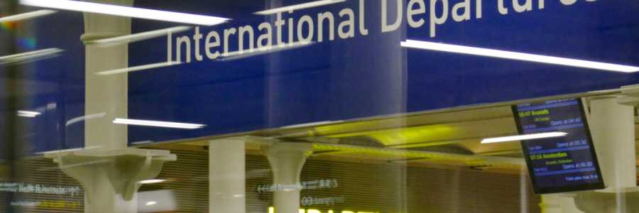 International departures. Photo: Frédérick Tubiermont