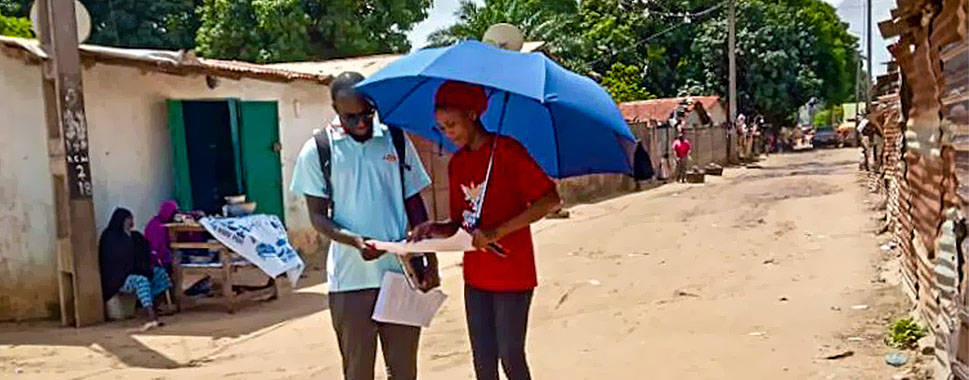 FUMI survey supervisors in the field. Photo: Project use only