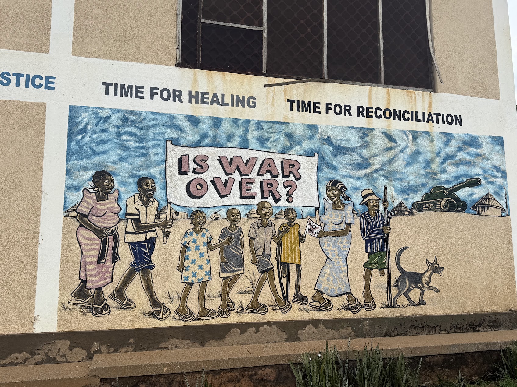 Wall painting from a museum in Kitgum, Northern Uganda. Photo: PRIO