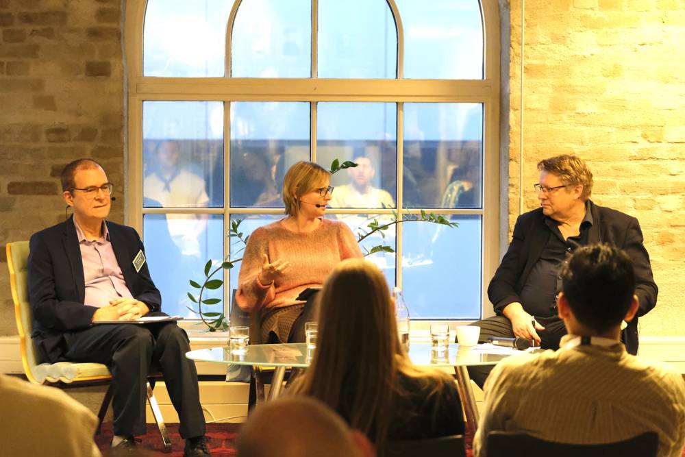 From the left: William Byrd, Ilaria Carrozza and Arne Strand 