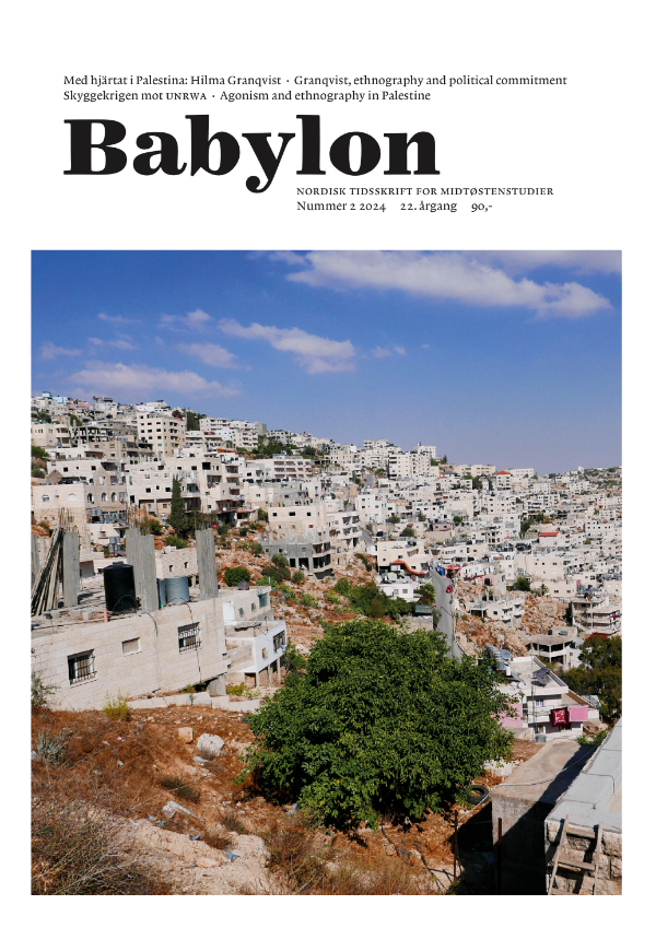 Nordisk tidsskrift for Midtøstenstudier. Nordisk tidsskrift for Midtøstenstudier