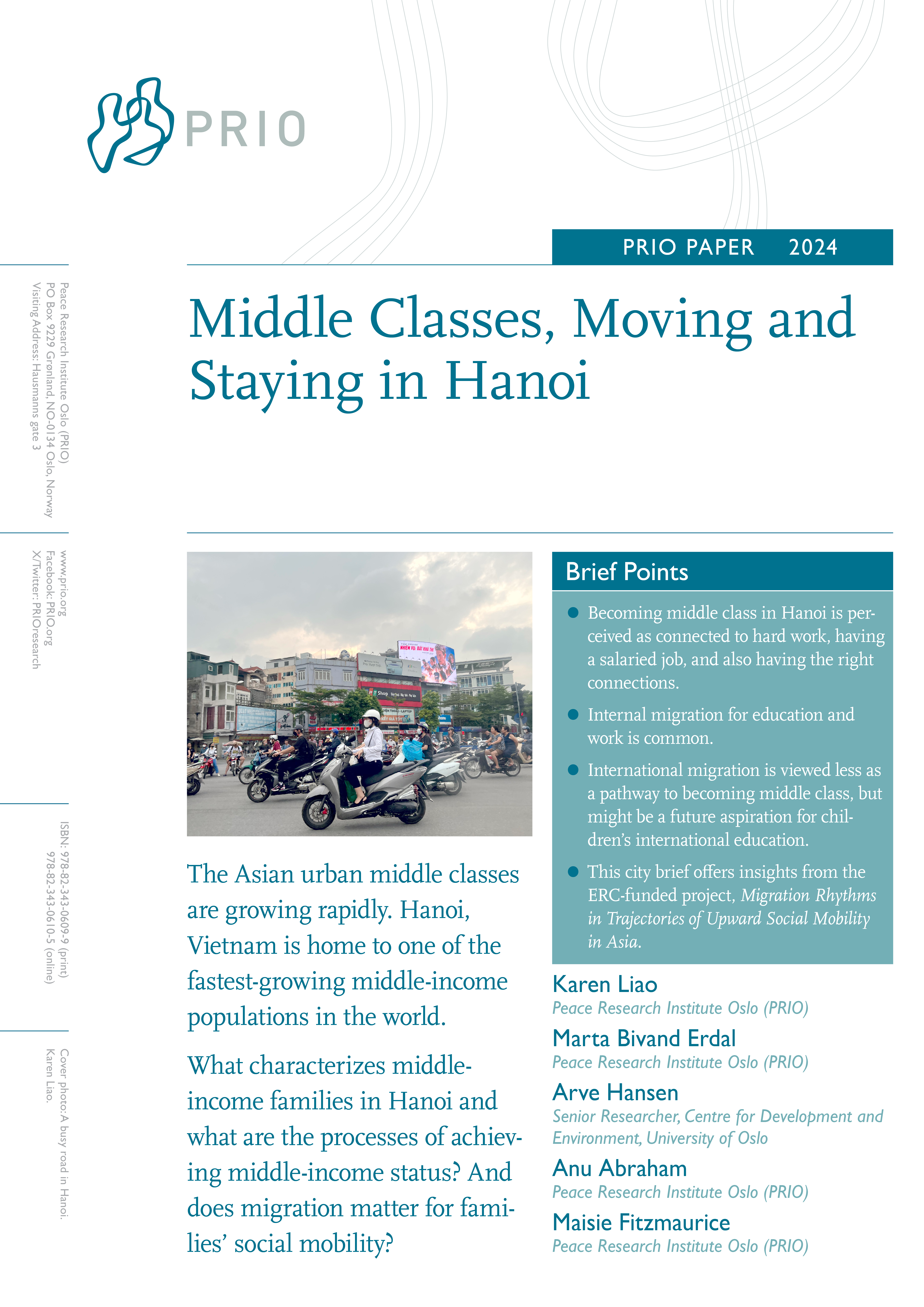 PRIO Paper Middle Classes Hanoi. PRIO