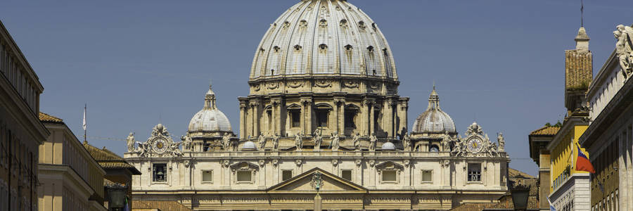 Vatican with St Peter's Basilica, Rome, Italy. Photo: Getty Images