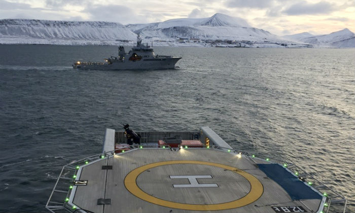 Norwegian search operation (photo NTB).