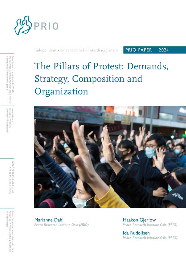 Cover - The Pillars of Protest, PRIO Paper, 2024