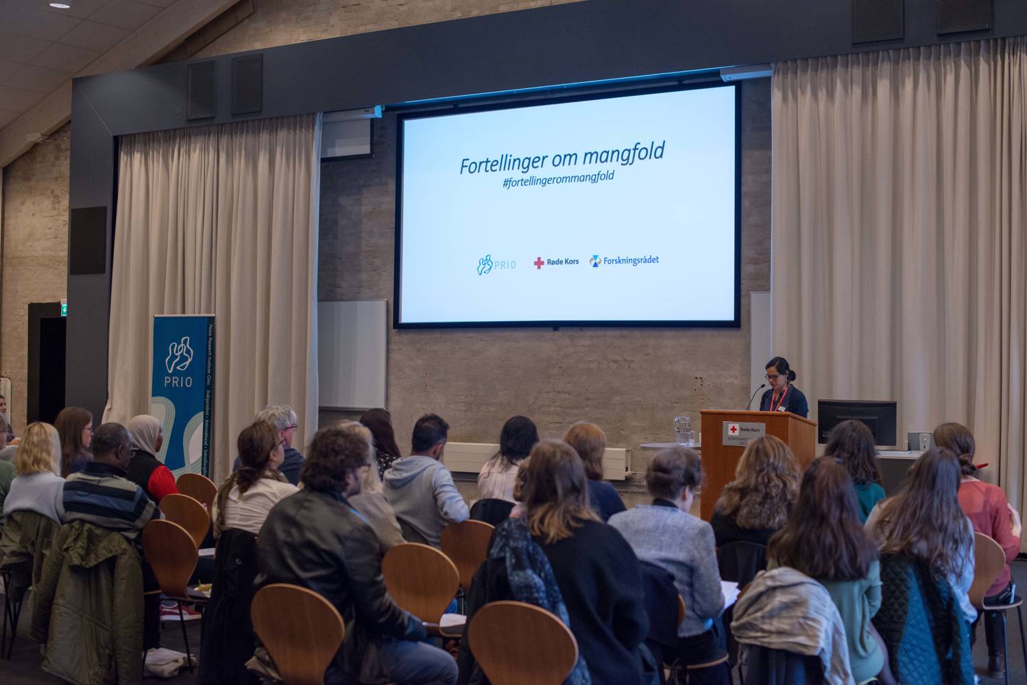 'Fortellinger om Mangfold' is a collaboration between PRIO and the Red Cross. Photo: PRIO