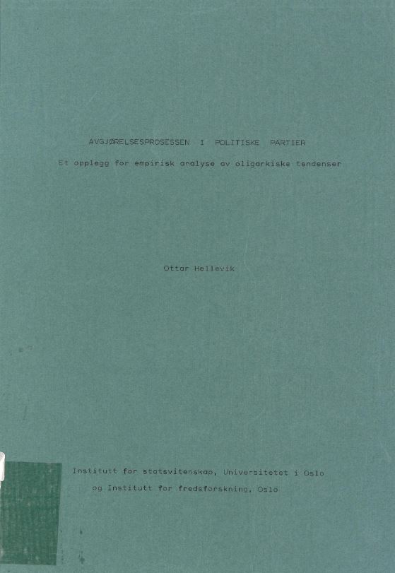 Front cover of publication