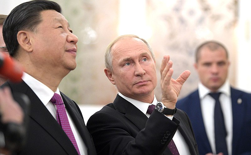 Vladimir Putin and Xi Jinping. The Russian Presidential Press and Information Office