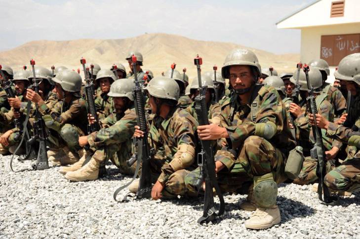 Afghan soldiers during basic training in 2010. Photo: ResoluteSupportMedia / Flickr / CCBY 2.0